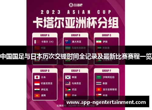 中国国足与日本历次交锋时间全记录及最新比赛赛程一览 中国国足与日本历次交锋时间全记录及最新比赛赛程一览